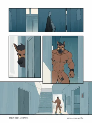 Brown dog’s addictions